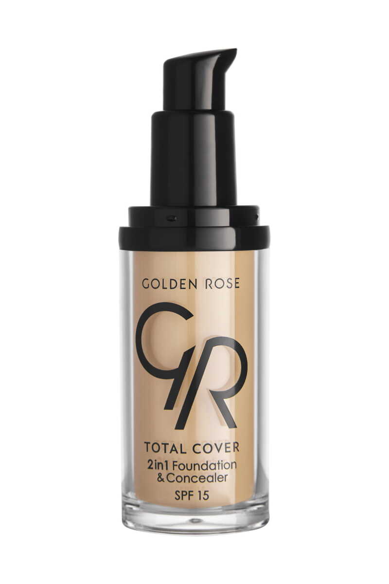 Total Cover 2in1 Foundation & Concealer – Base de maquillaje y corrector de alta cobertura