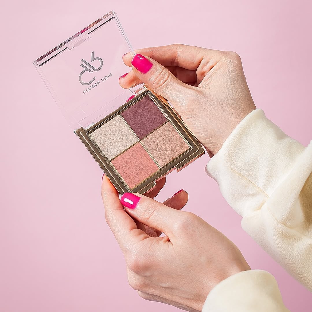 Quattro Eyeshadow Palette - Paleta de sombras de ojos de 4 tonos