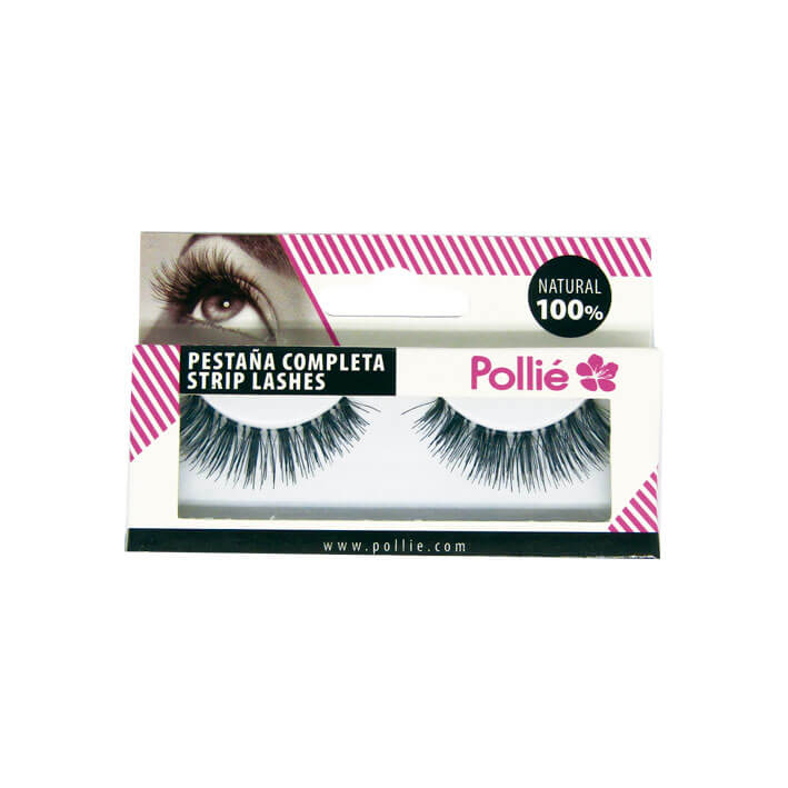 PESTAÑAS POLLIE 5 NEGRAS 100% NATURAL