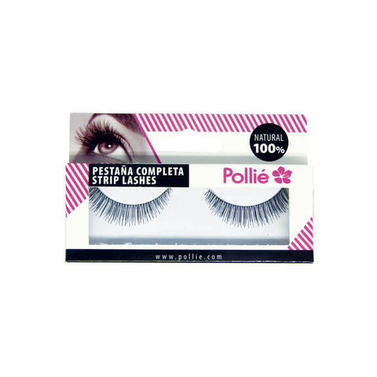 PESTAÑAS POLLIE 17 NEGRAS 100% NATURAL