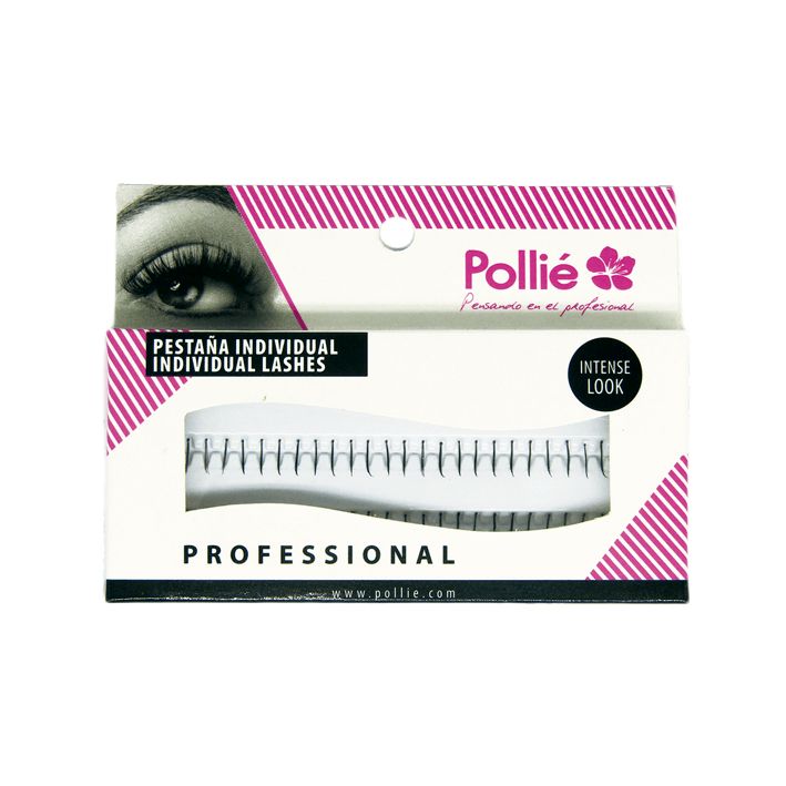 PESTAÑAS POLLIE INDIVIDUAL CORTAS NEGRAS