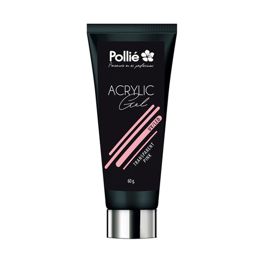 ACRYLIC-GEL TRANPARENT PINK 60GRMS.