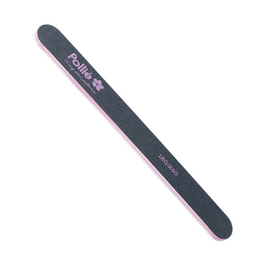 Llima 180/240 negra 19x178mm recta amb bossa