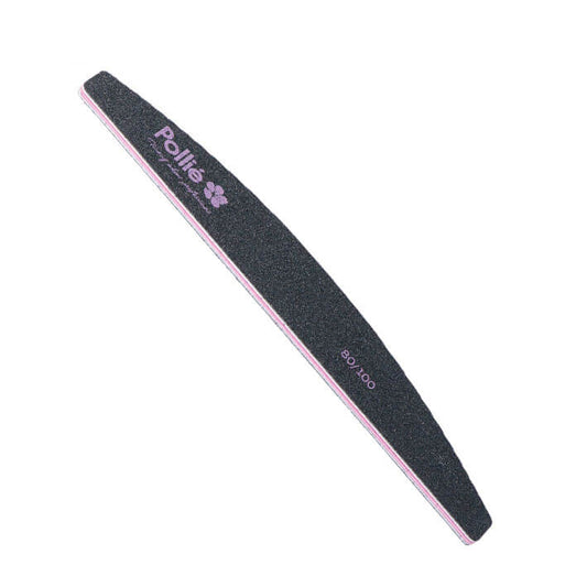 LLIMA 80/100 NEGRA 28X178MM MITja LLUNA AMB BOSSA