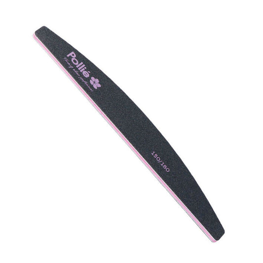 Llima 150/180 negra 28x178mm mitja lluna amb bossa