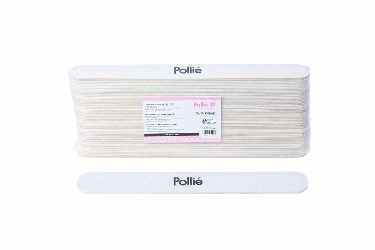 PACK 50 LIMAS AMERICANAS BLANCAS 178 MM
