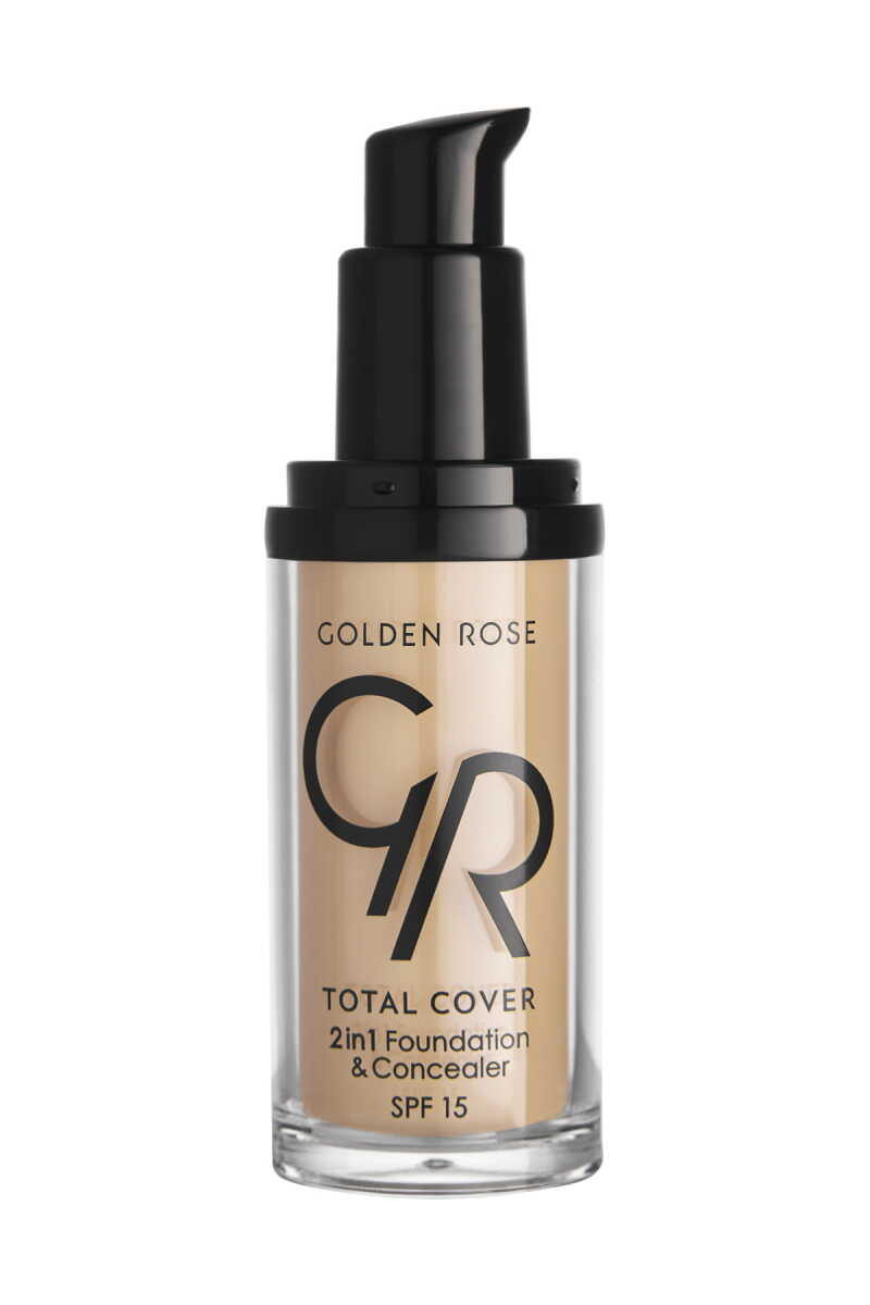 Total Cover 2in1 Foundation & Concealer – Base de maquillaje y corrector de alta cobertura