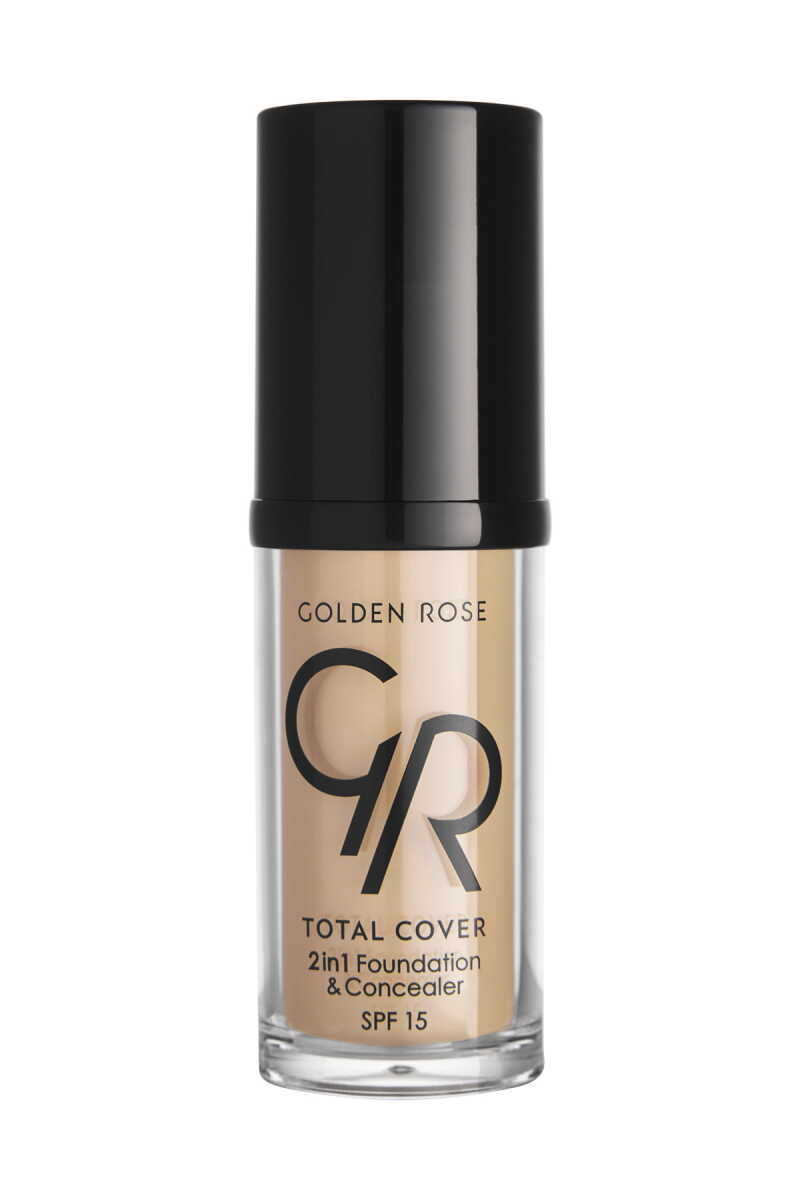 Total Cover 2in1 Foundation & Concealer – Base de maquillaje y corrector de alta cobertura