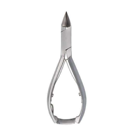 ALICATE PEDICURA RECTA DOBLE MUELLE 14CM.