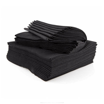 07233 BOLSA 25 TOALLAS NEGRAS 40X80S/ABSORB.SPUNLAC