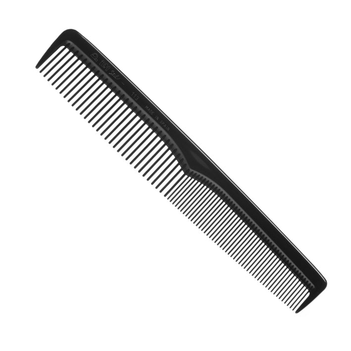 PEINE BARBERO BATIDOR NYLON 17,5CM NEGRO