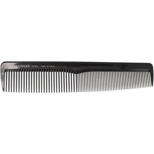PEINE BARBERO BATIDOR RECTO NEGRO 19,5 CM