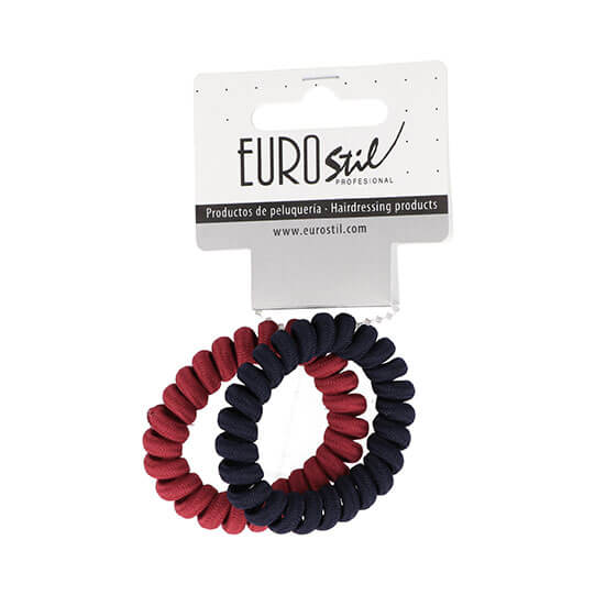 PACK 2 GOMAS ESPIRAL FORRADASAZUL Y ROJO