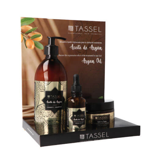EXPOSITOR CAPILAR ARGAN TASSEL