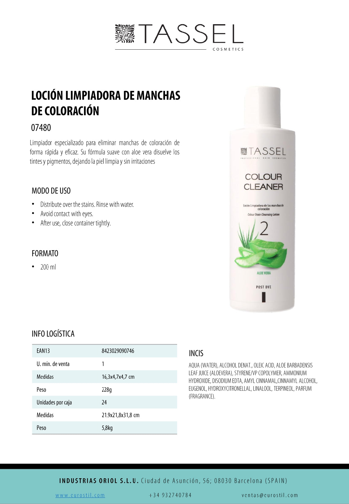 07480-EUROSTIL_TASSEL-LOCION LIMPIADORA MANCHAS COLORACION 200ML