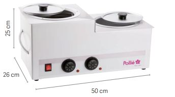FUSOR DE CERA 2 SENOS 10 KG.