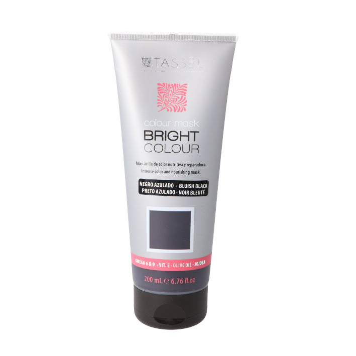TASSEL MASCARILLA COLOR NEGRO-AZULADO