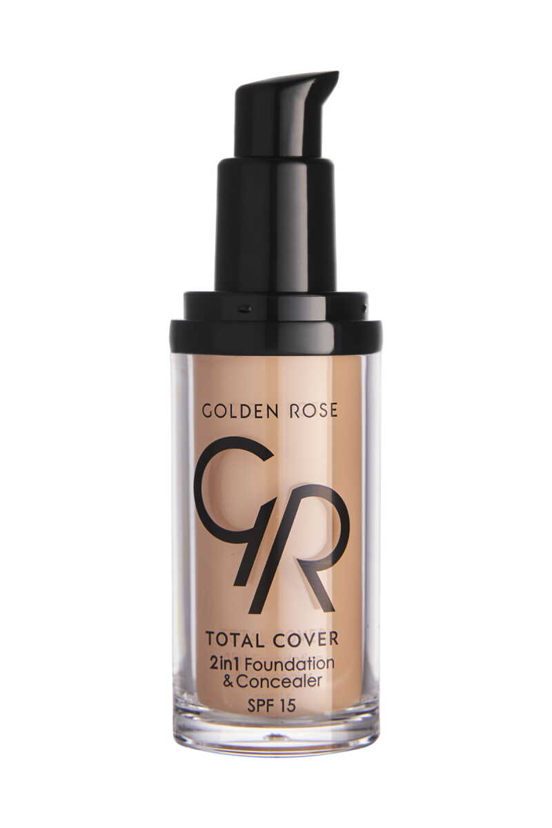Total Cover 2in1 Foundation & Concealer – Base de maquillaje y corrector de alta cobertura