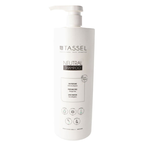 CHAMPU NEUTRO SIN PERFUME TASSEL 1 LITRO