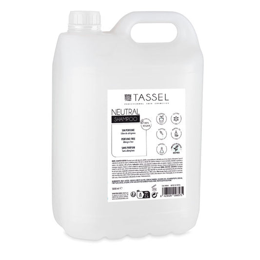 CHAMPU NEUTRO SIN PERFUME TASSEL 5 LITROS