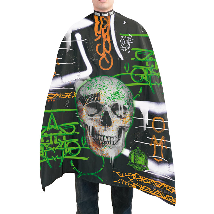 CAPA CON CUELLO DE NEOPRENO GREEN SKULL