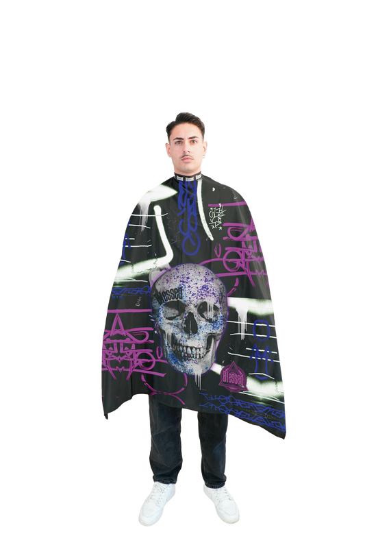 CAPA CON CUELLO DE NEOPRENO PURPLE SKULL