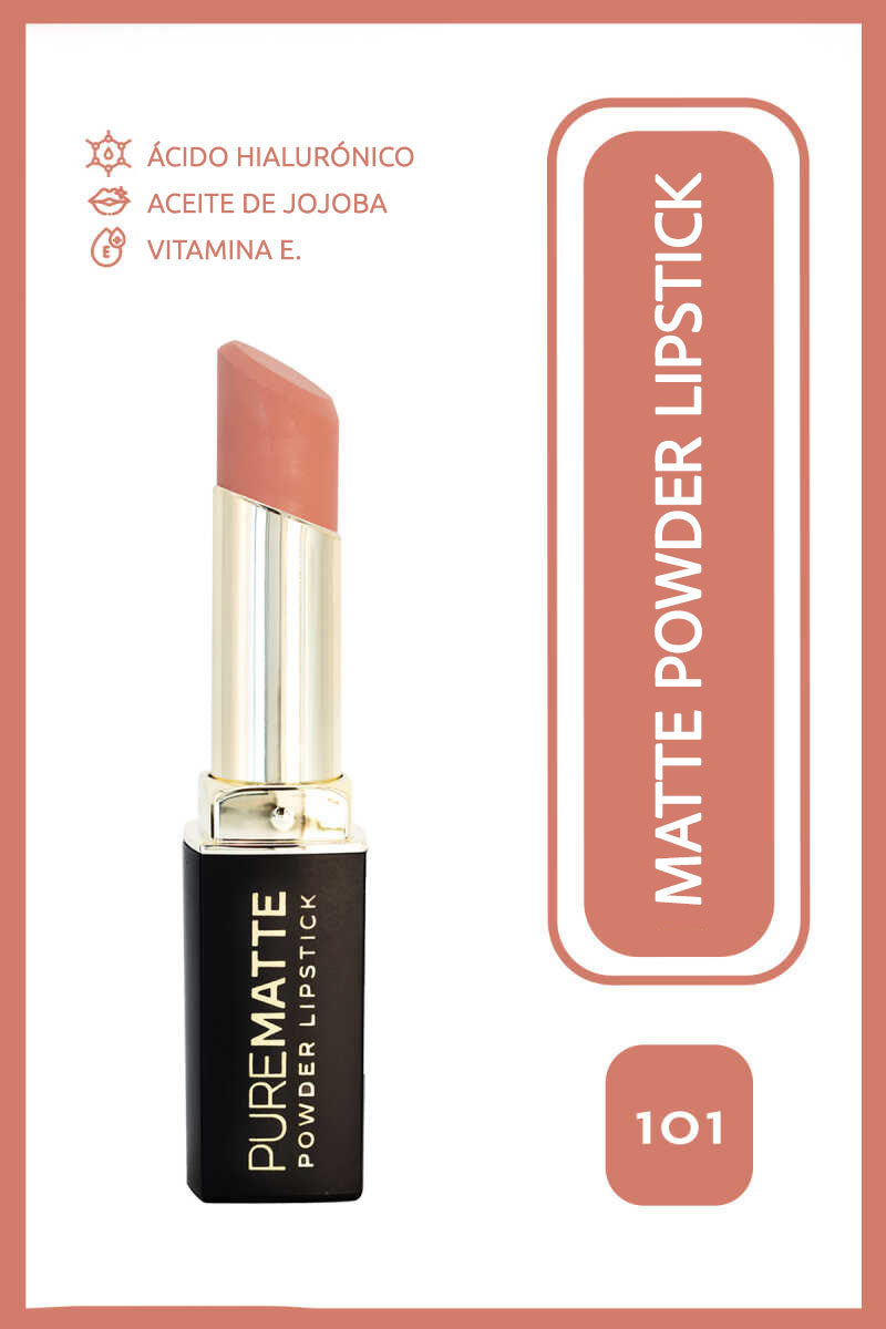 Pure Matte Powder Lipstick - Barra de labios ultra mate efecto polvo