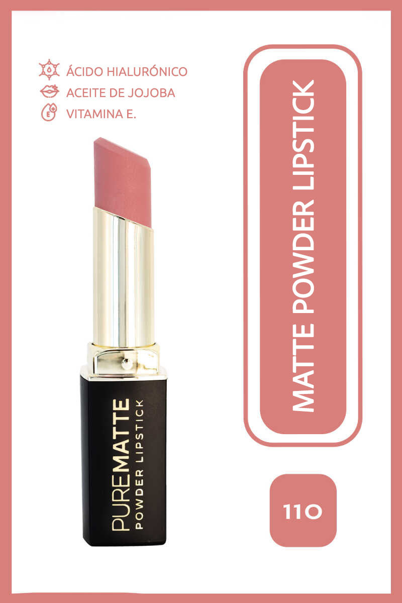 Pure Matte Powder Lipstick - Barra de labios ultra mate efecto polvo