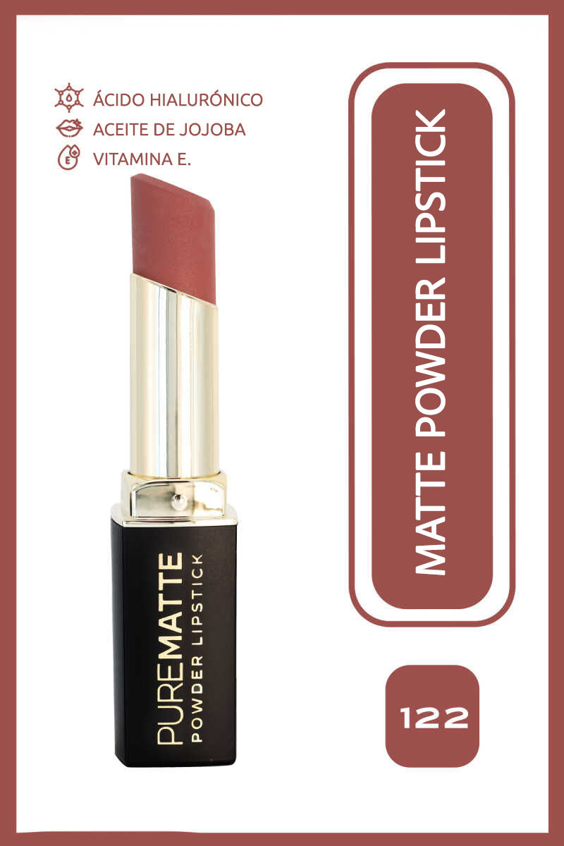 Pure Matte Powder Lipstick - Barra de labios ultra mate efecto polvo