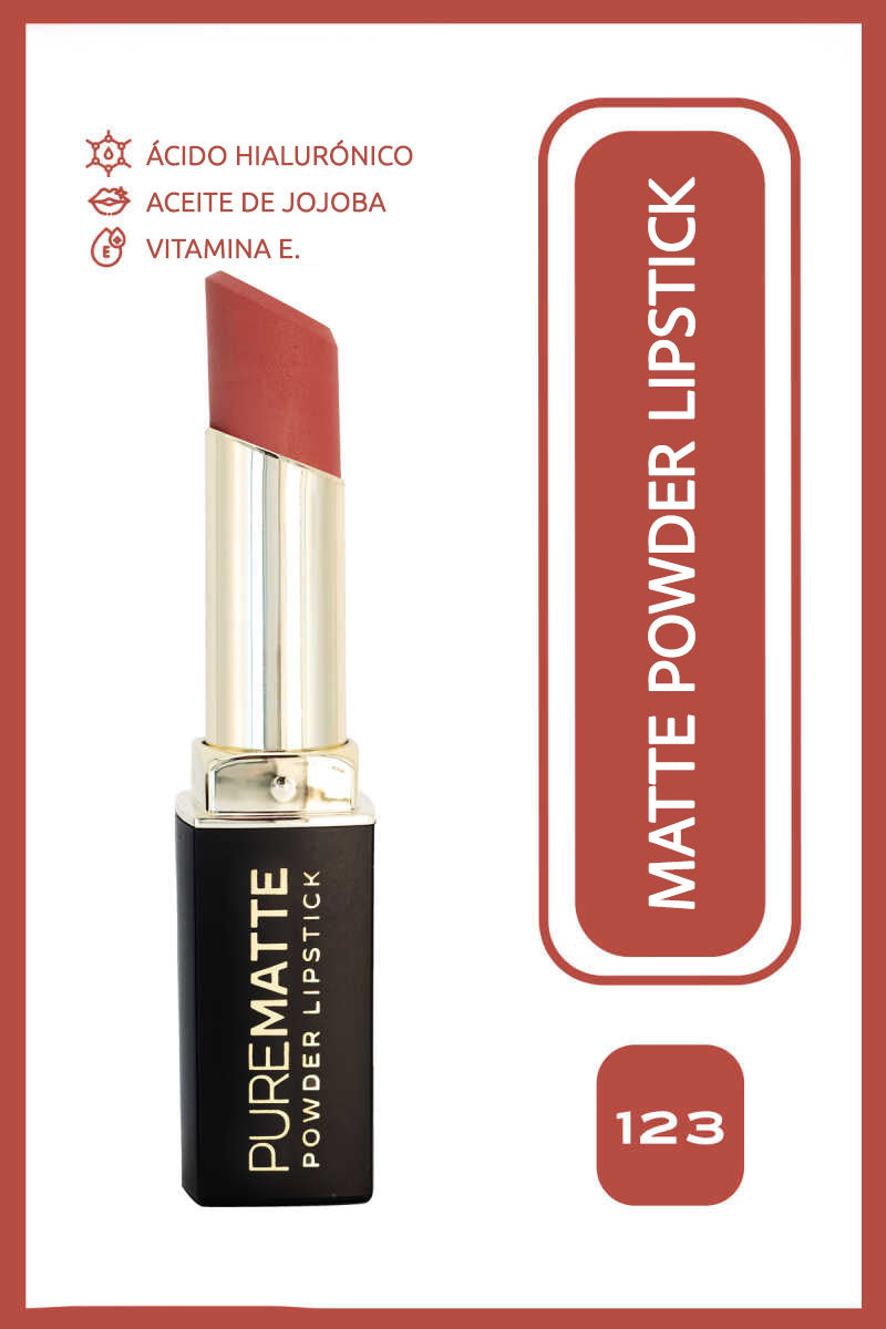 Pure Matte Powder Lipstick - Barra de labios ultra mate efecto polvo
