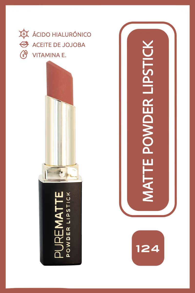 Pure Matte Powder Lipstick - Barra de labios ultra mate efecto polvo