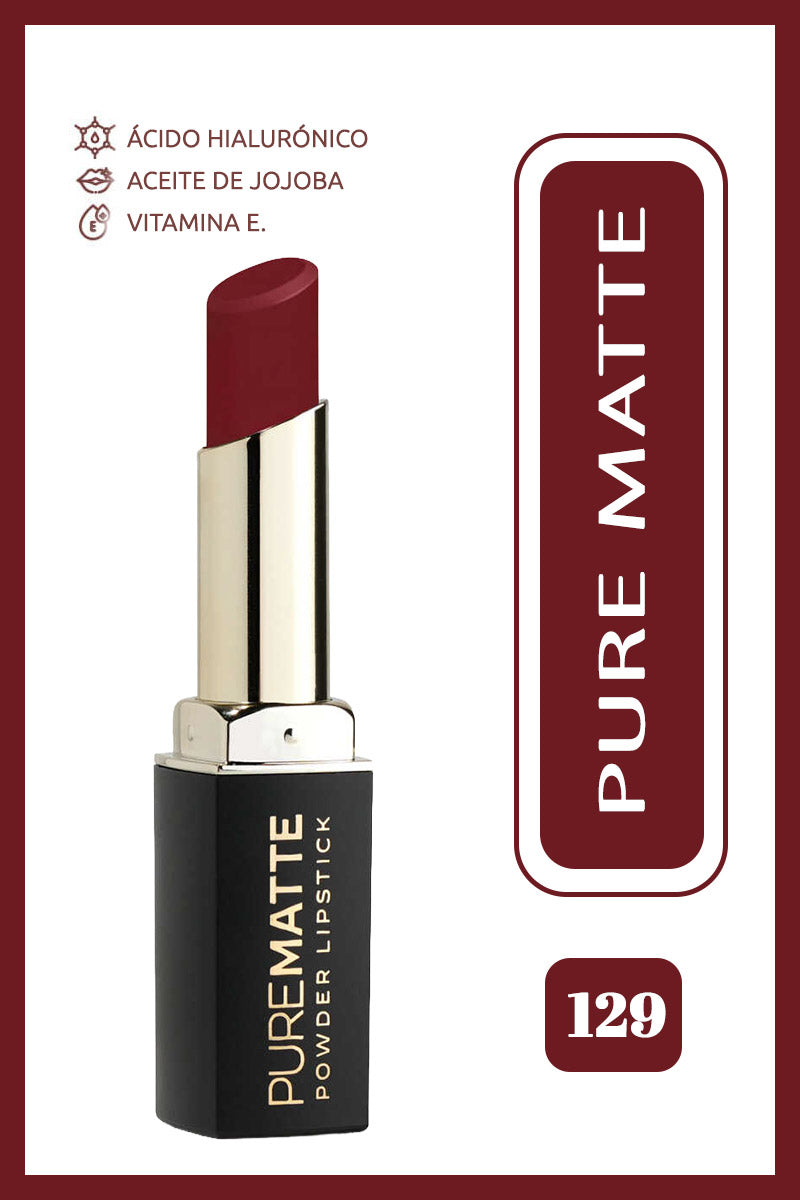 Pure Matte Powder Lipstick - Barra de labios ultra mate efecto polvo