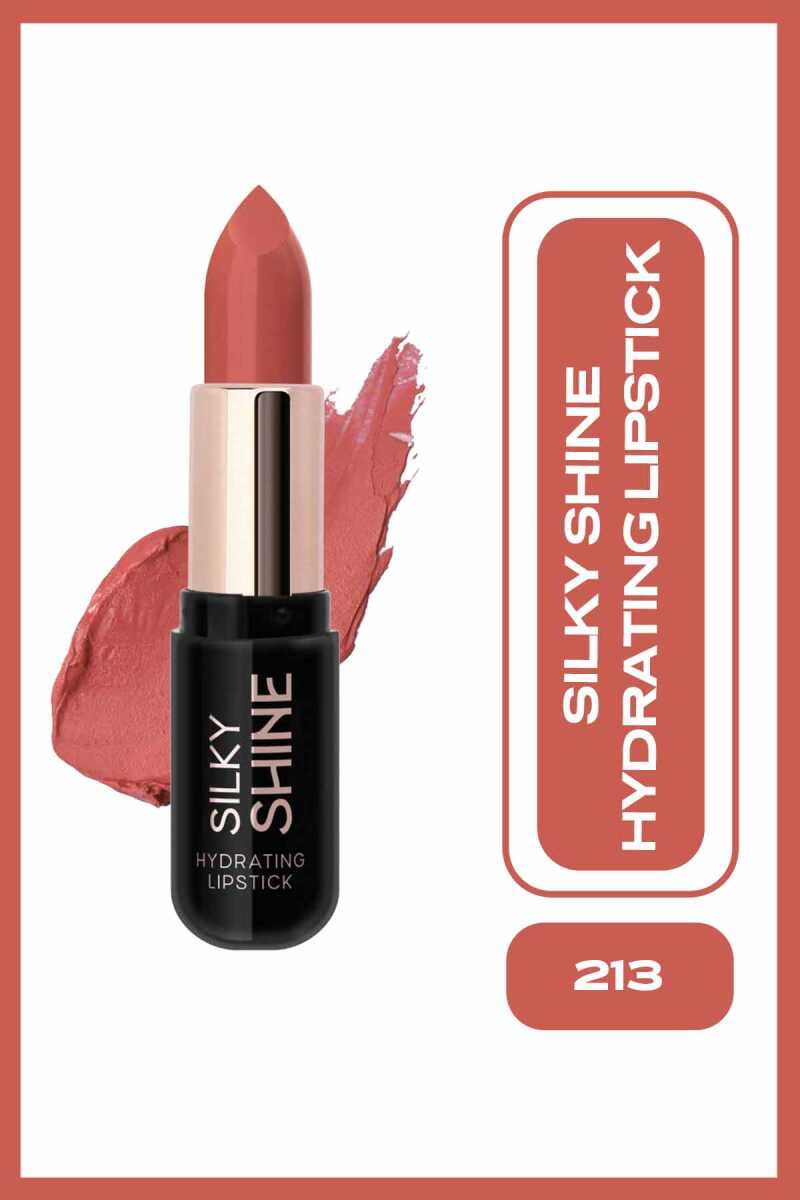 Silky Shine Hydrating Lipstick - Barra de labios hidratante con brillo