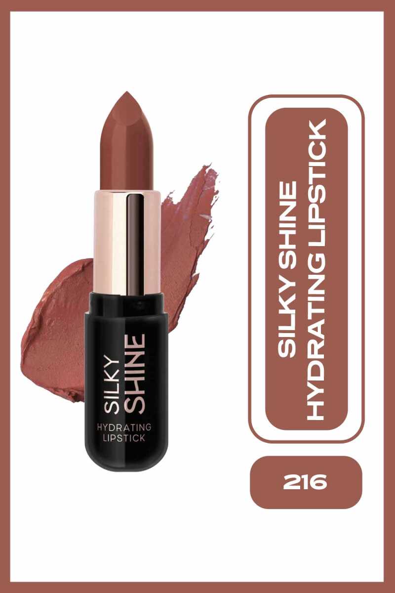 Silky Shine Hydrating Lipstick - Barra de labios hidratante con brillo