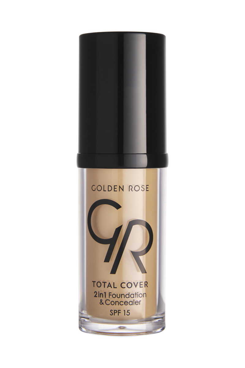 Total Cover 2in1 Foundation & Concealer – Base de maquillaje y corrector de alta cobertura