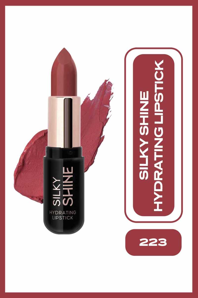 Silky Shine Hydrating Lipstick - Barra de labios hidratante con brillo