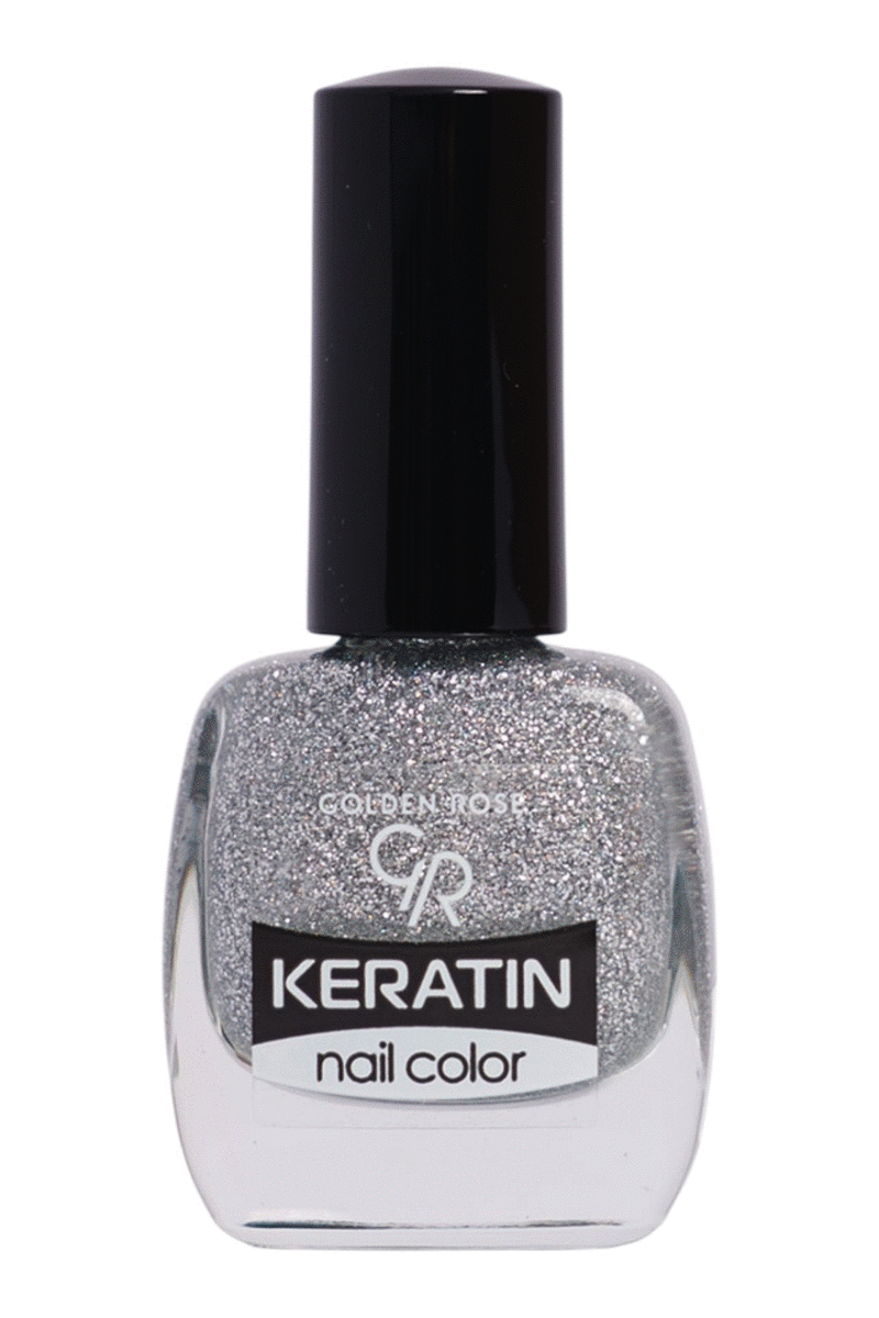 Keratin Nail Color Glitter - Esmalte de uñas con glitter y queratina / Nº(401→415)