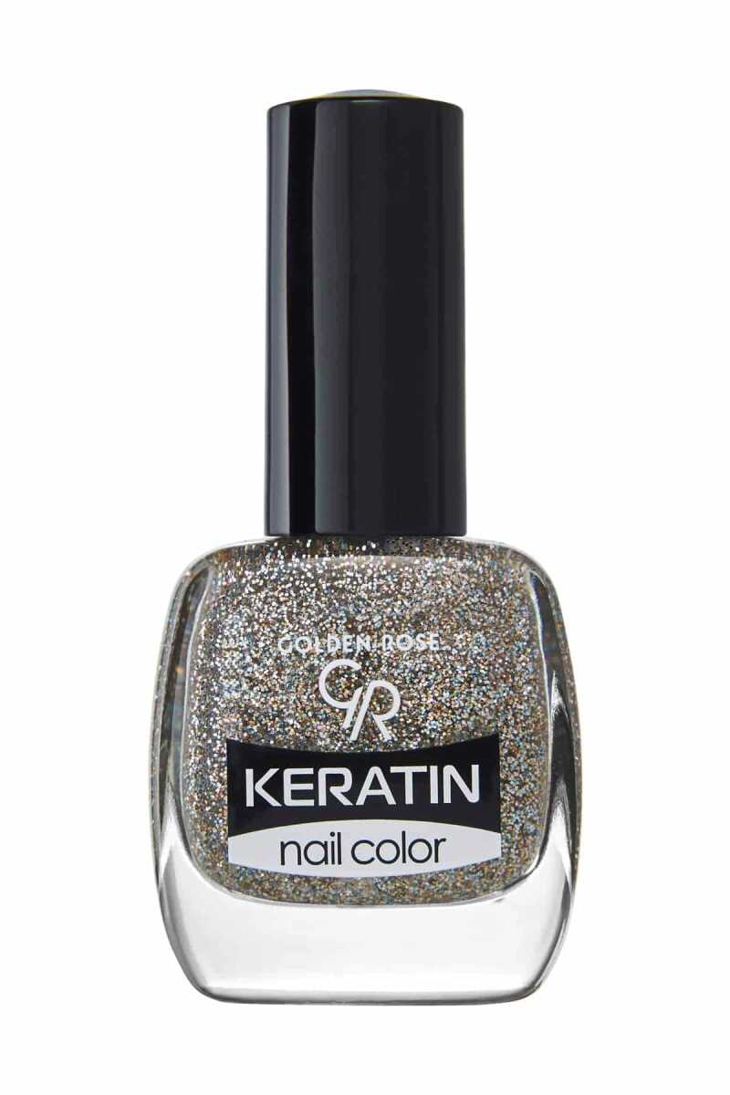 Keratin Nail Color Glitter - Esmalte de uñas con glitter y queratina / Nº(401→415)