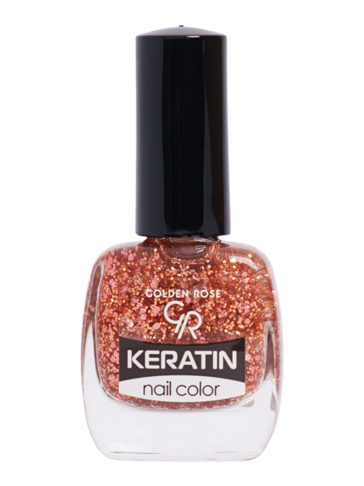 Keratin Nail Color Glitter - Esmalte de uñas con glitter y queratina / Nº(401→415)
