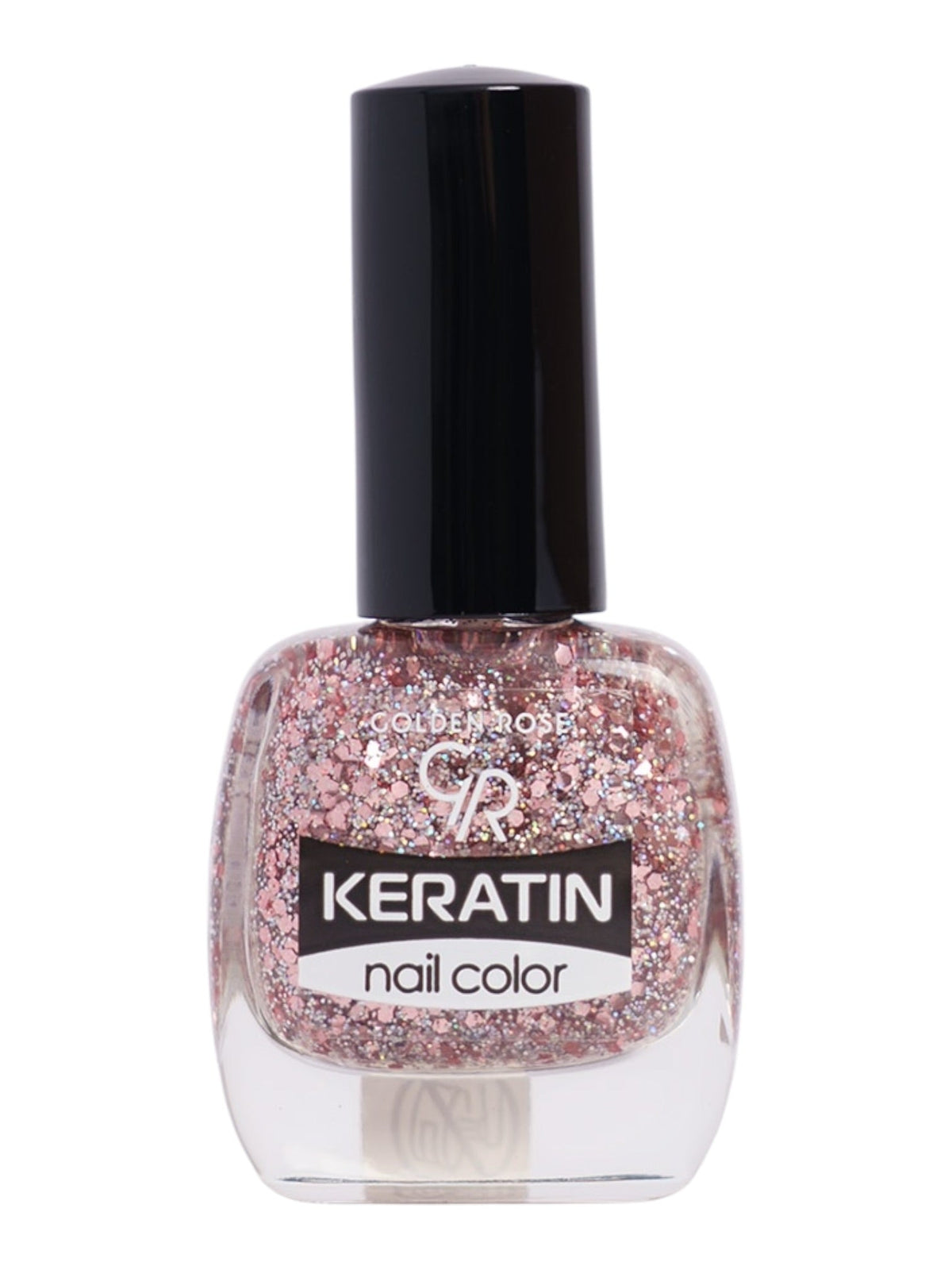 Keratin Nail Color Glitter - Esmalte de uñas con glitter y queratina / Nº(401→415)