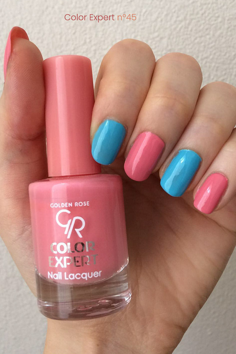 Color Expert Nail Lacquer - Esmalte de uñas de alta cobertura con pincel ancho / Nº(00→50)