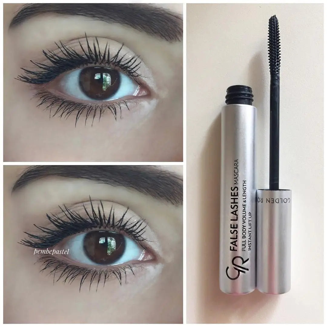 False Lashes Mascara - Máscara de pestañas efecto pestañas postizas.