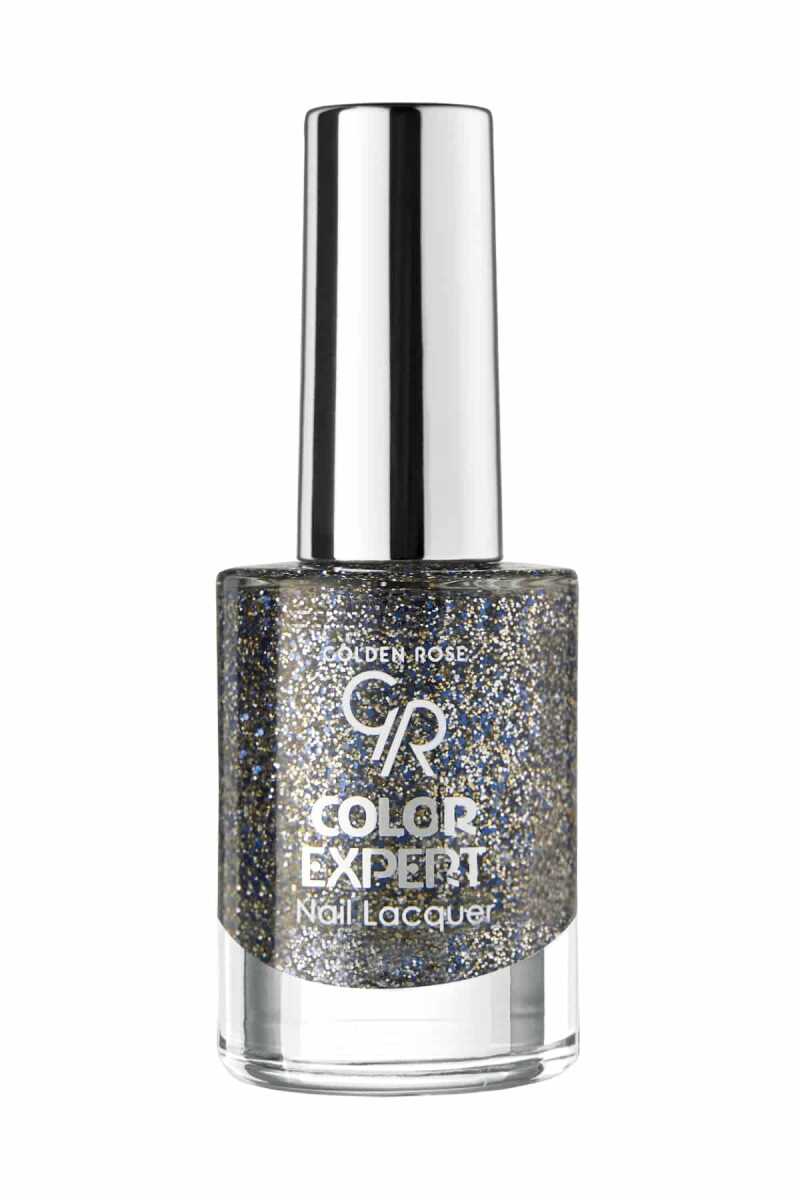 Color Expert Nail Lacquer Glitter - Esmalte de uñas con glitter y acabado brillante / Nº(601→615)