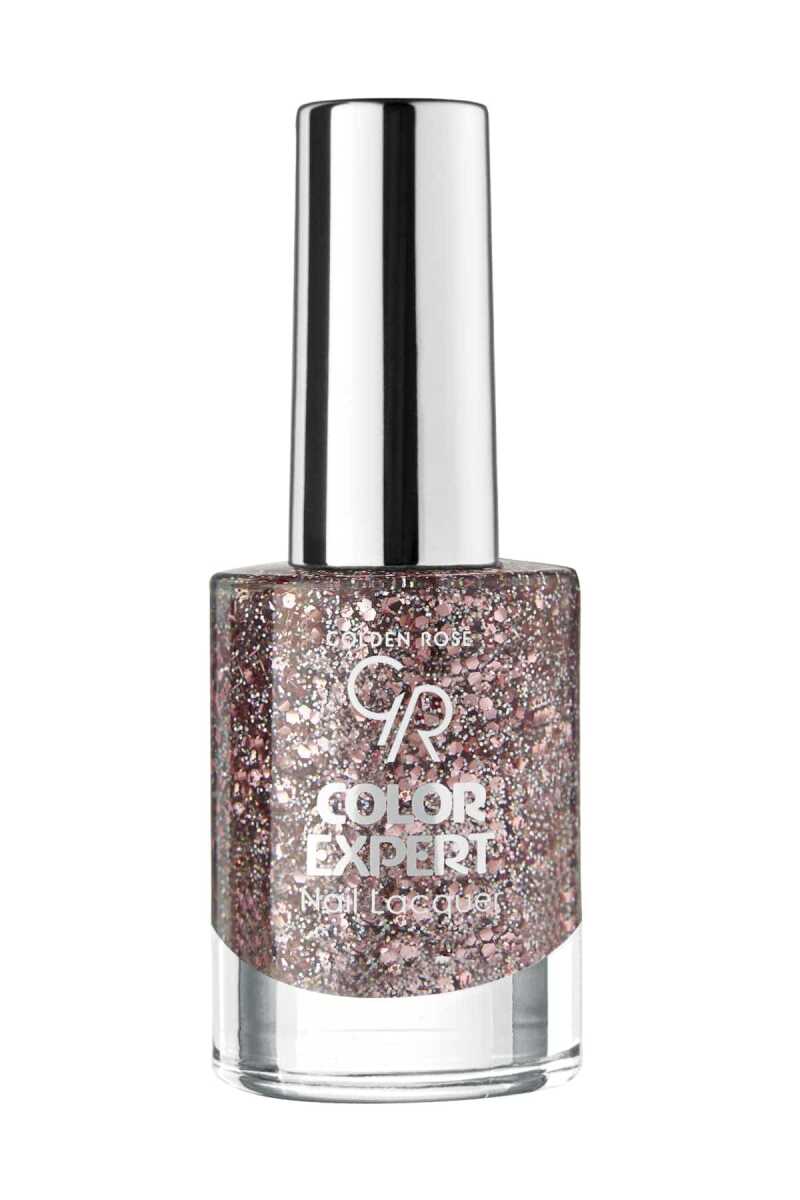 Color Expert Nail Lacquer Glitter - Esmalte de uñas con glitter y acabado brillante / Nº(601→615)
