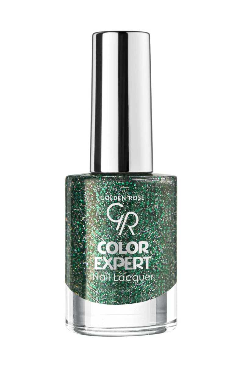 Color Expert Nail Lacquer Glitter - Esmalte de uñas con glitter y acabado brillante / Nº(601→615)