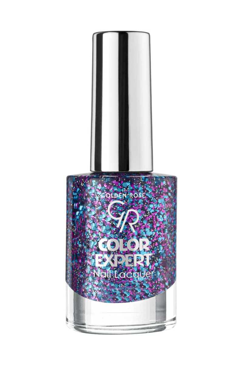 Color Expert Nail Lacquer Glitter - Esmalte de uñas con glitter y acabado brillante / Nº(601→615)
