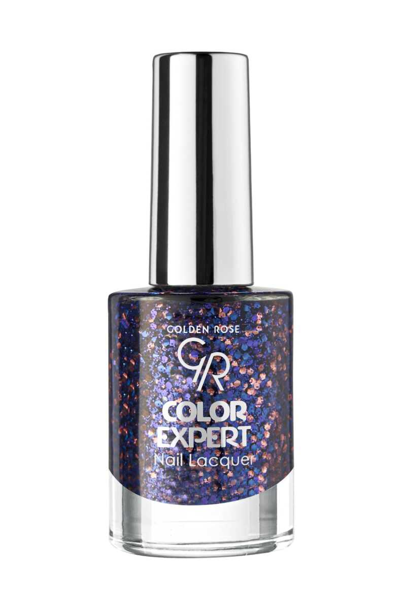 Color Expert Nail Lacquer Glitter - Esmalte de uñas con glitter y acabado brillante / Nº(601→615)