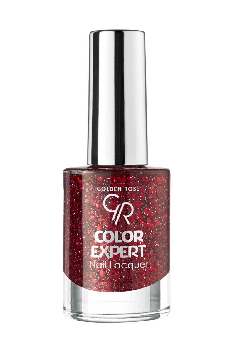 Color Expert Nail Lacquer Glitter - Esmalte de uñas con glitter y acabado brillante / Nº(601→615)
