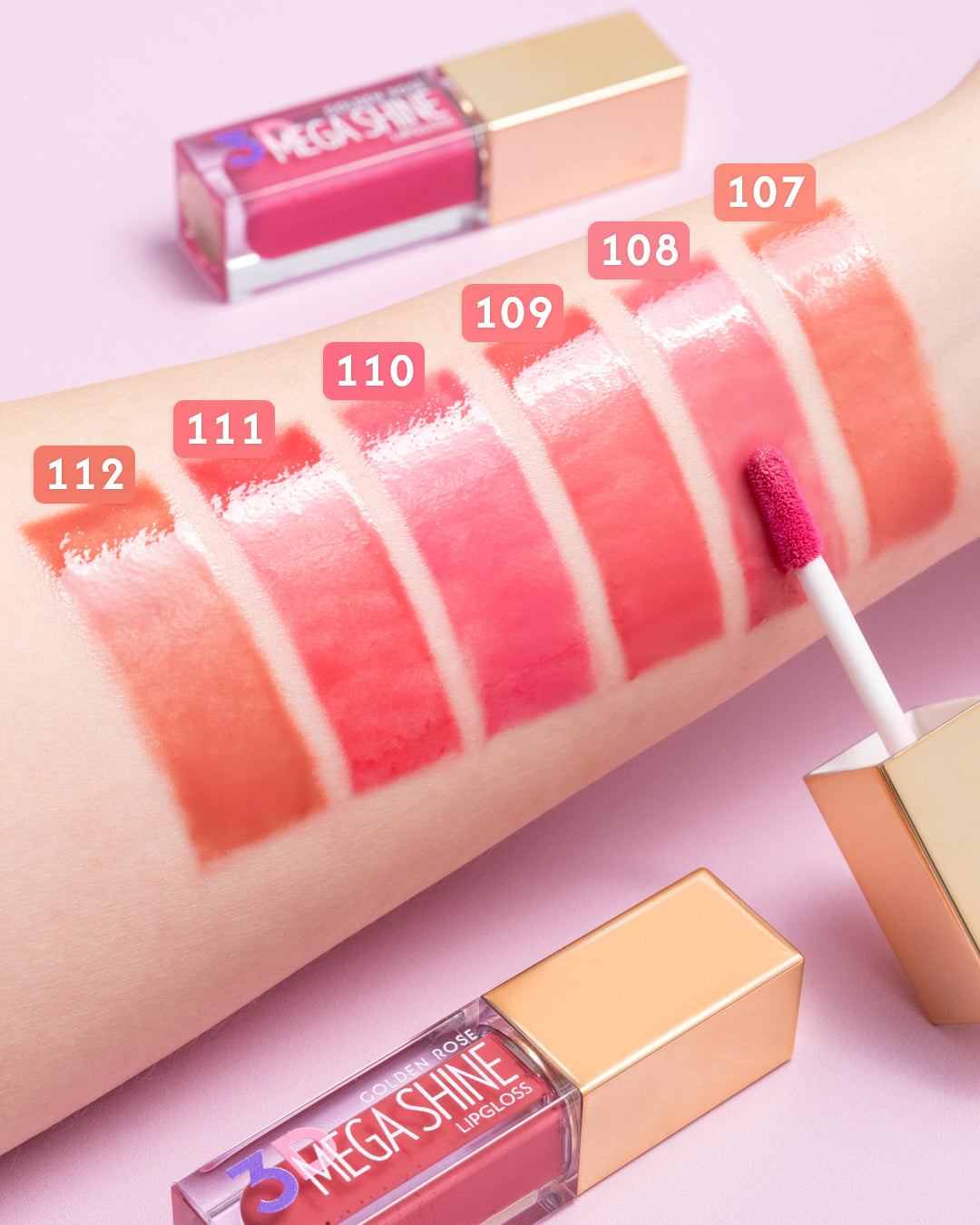 3D Mega Shine Lip Gloss - Brillo de labios efecto glass shine