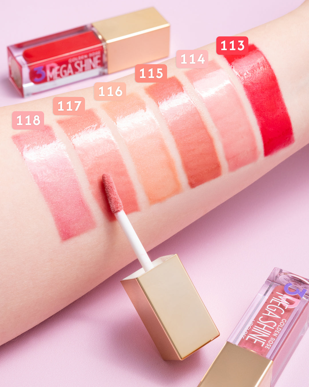 3D Mega Shine Lip Gloss - Brillo de labios efecto glass shine